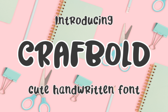Crafbold: The Bubbly Display Font for Joyful Designs