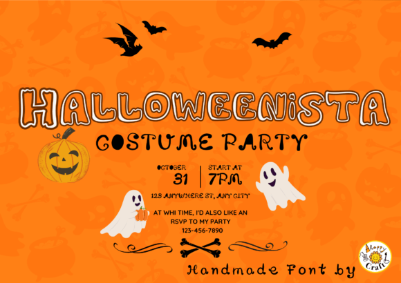 Elevating Seasonal Branding: The Strategic Impact of Halloweenista Handmade Freehand Typography