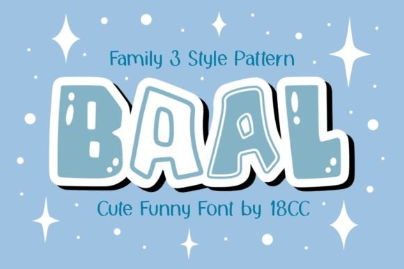 Evaluating Baal: A Playful 3-Style Family Font for Distinctive Design