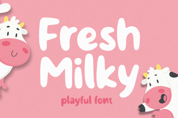 Fresh Milky: The Handwritten Script for Timeless Designs