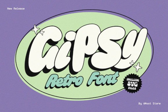 Gipsy: A Bold Retro Display Font