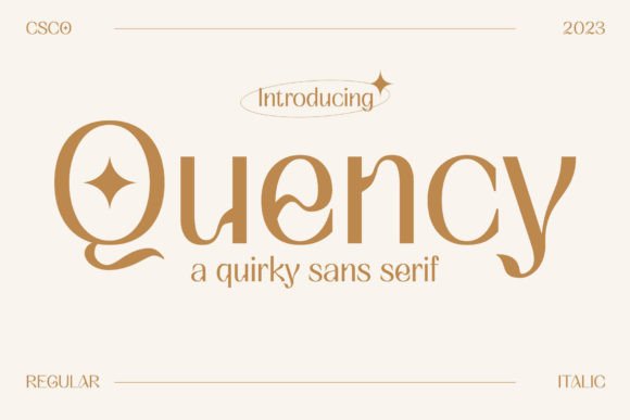 Quency: The Quirky Sans-Serif That Brings Whimsy to Design