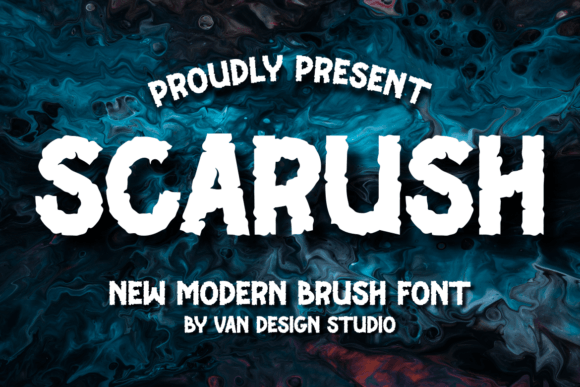Scarush: A Quirky Display Font for Bold Projects