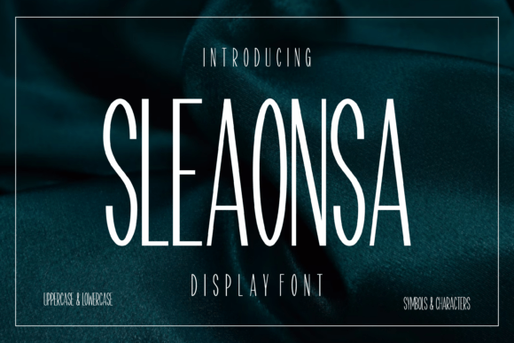 Sleaonsa: Elegant Serif Font for Classy Designs