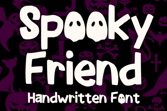 Spooky Friend: The Playful Ghost Font That Brings Halloween Designs to Life