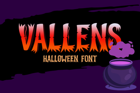 Vallens: The Spooky Halloween Font for Unique Designs