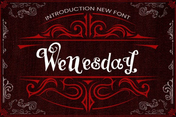Wenesday Vintage: Bold Retro Gothic for Modern Design